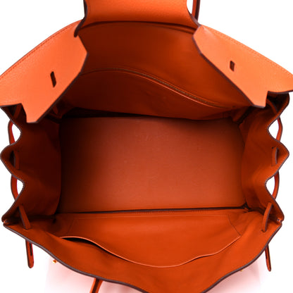 Hermes Togo Birkin 40 Orange 4 of 25