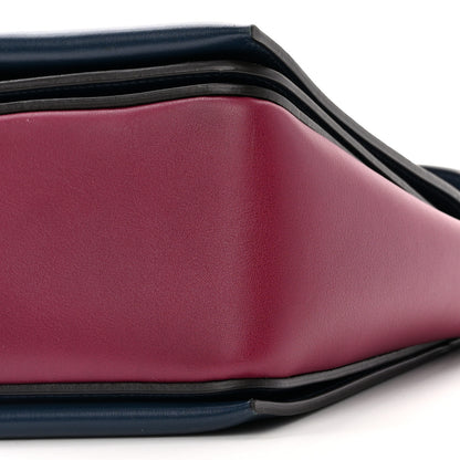 Celine Shiny Smooth Calfskin Medium Frame Shoulder Bag Steel Blue Plum 10 of 10
