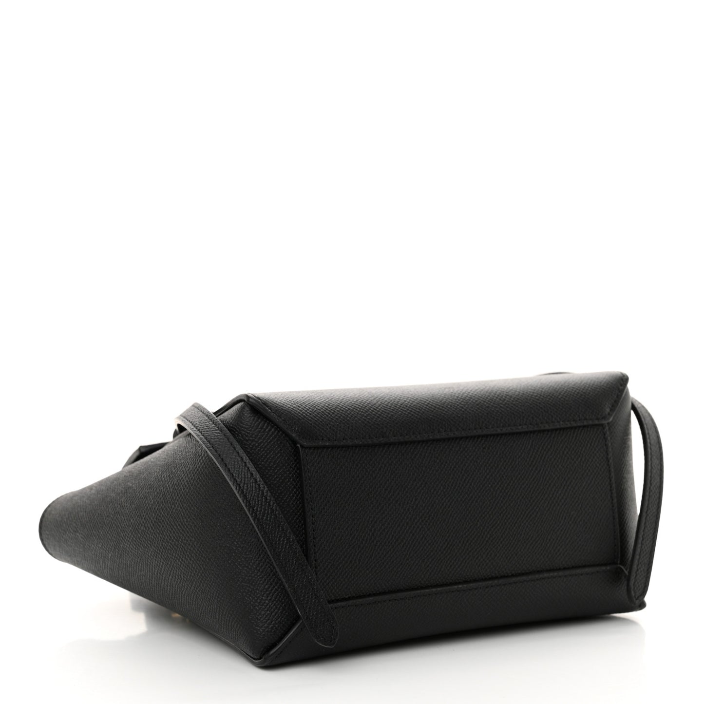 Grained Calfskin Nano Belt Bag Black