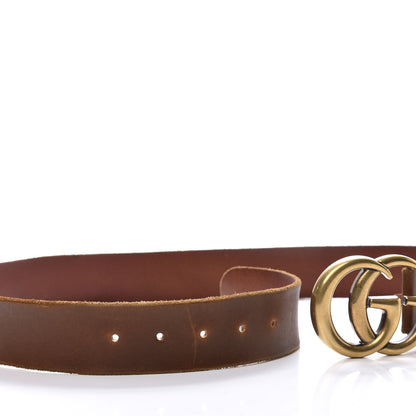 Gucci Faded Calfskin Double G 40mm Belt 90 36 Cuir 4 of 5