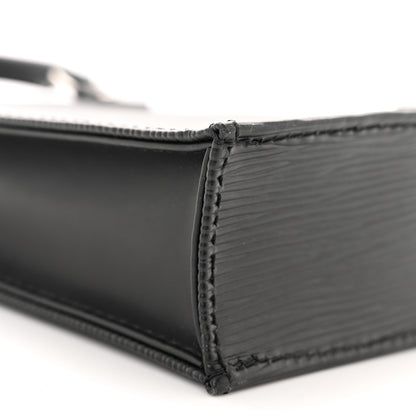 Louis Vuitton Epi Petit Sac Plat Black 8 of 10