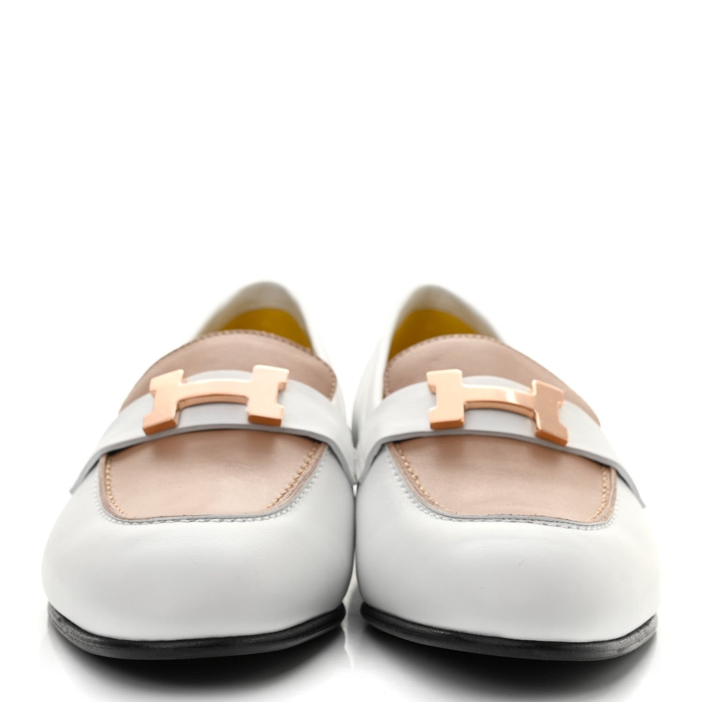 Calfskin Womens Paris Loafers 37 White Bois De Santal