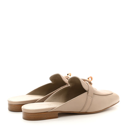Hermes Goatskin Oz Mules 37 Blanc Gomme 5 of 8