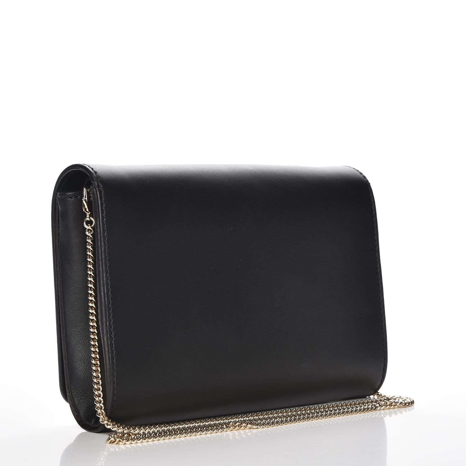 Versace Calfskin Palazzo Chain Evening Bag Black 3 of 6