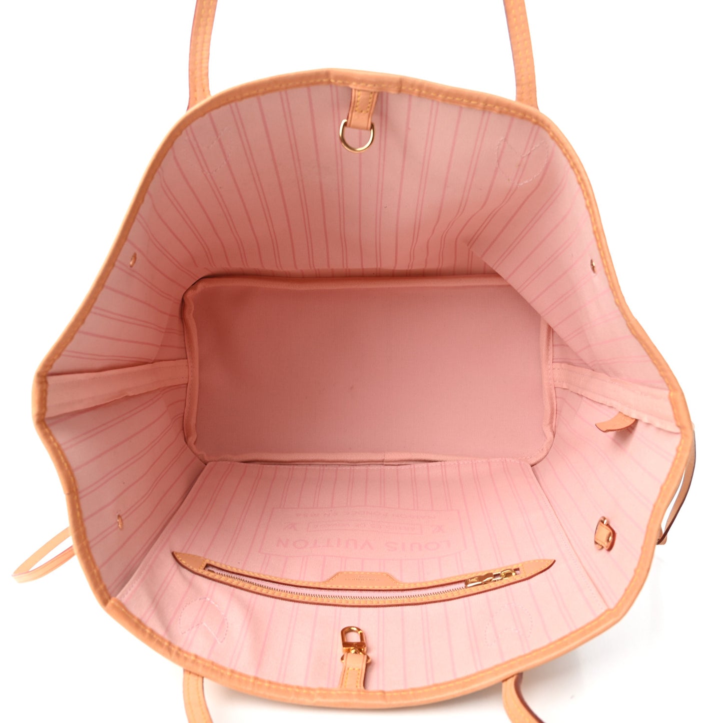 Damier Azur Neo Neverfull MM Rose Ballerine