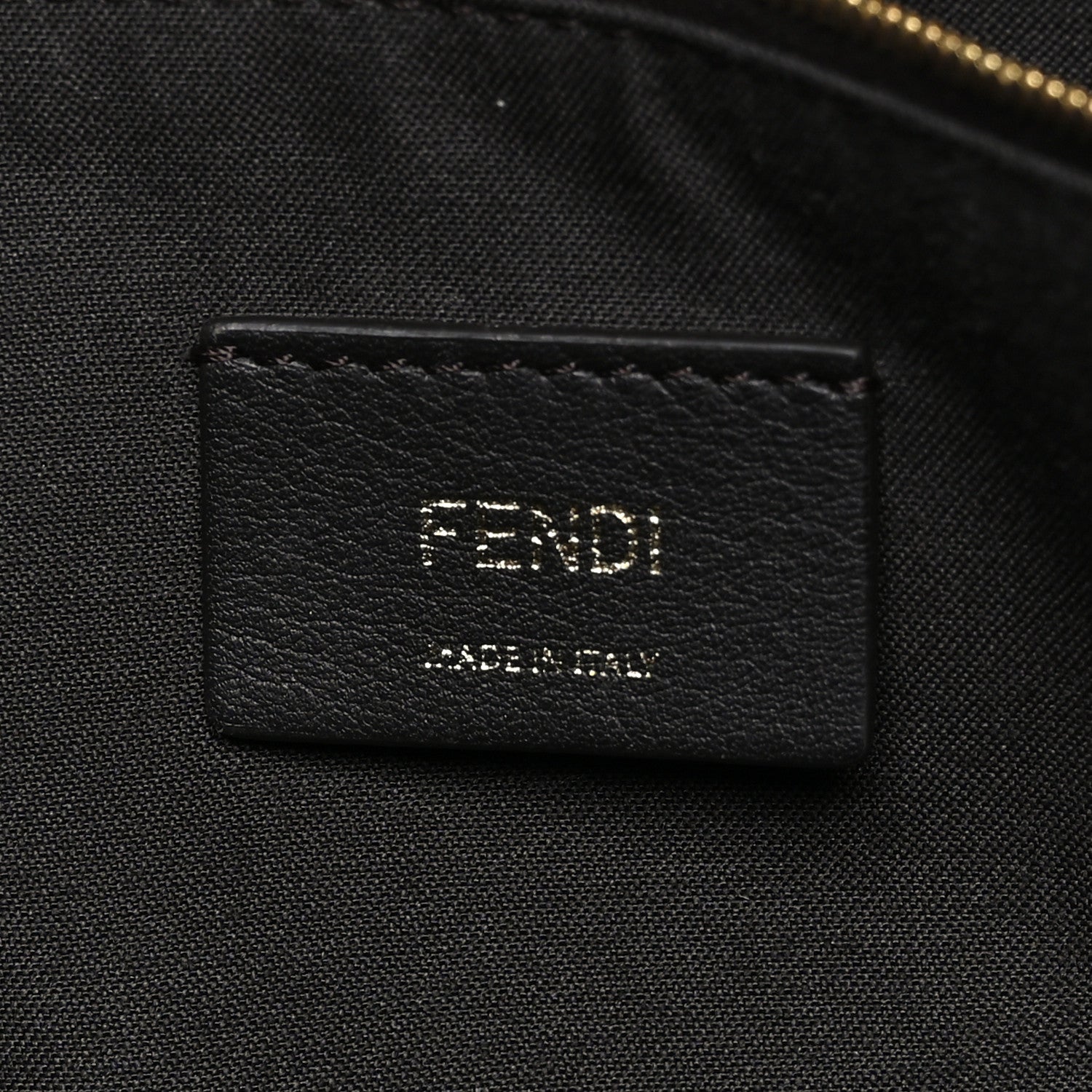 Fendi Fabric Jacquard Vitello Seta Plexiglass Pequin Gingham Large Fendi Sunshine Shopper Tote Tobacco Moro Black 6 of 9