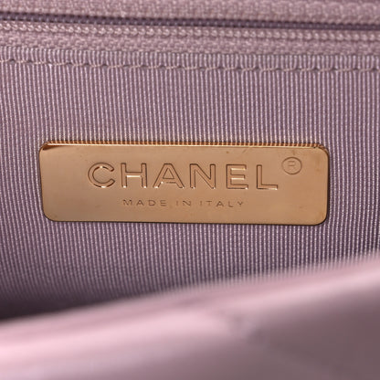 Chanel Lambskin Quilted Medium Chanel 19 Flap Light Pink 6 of 10