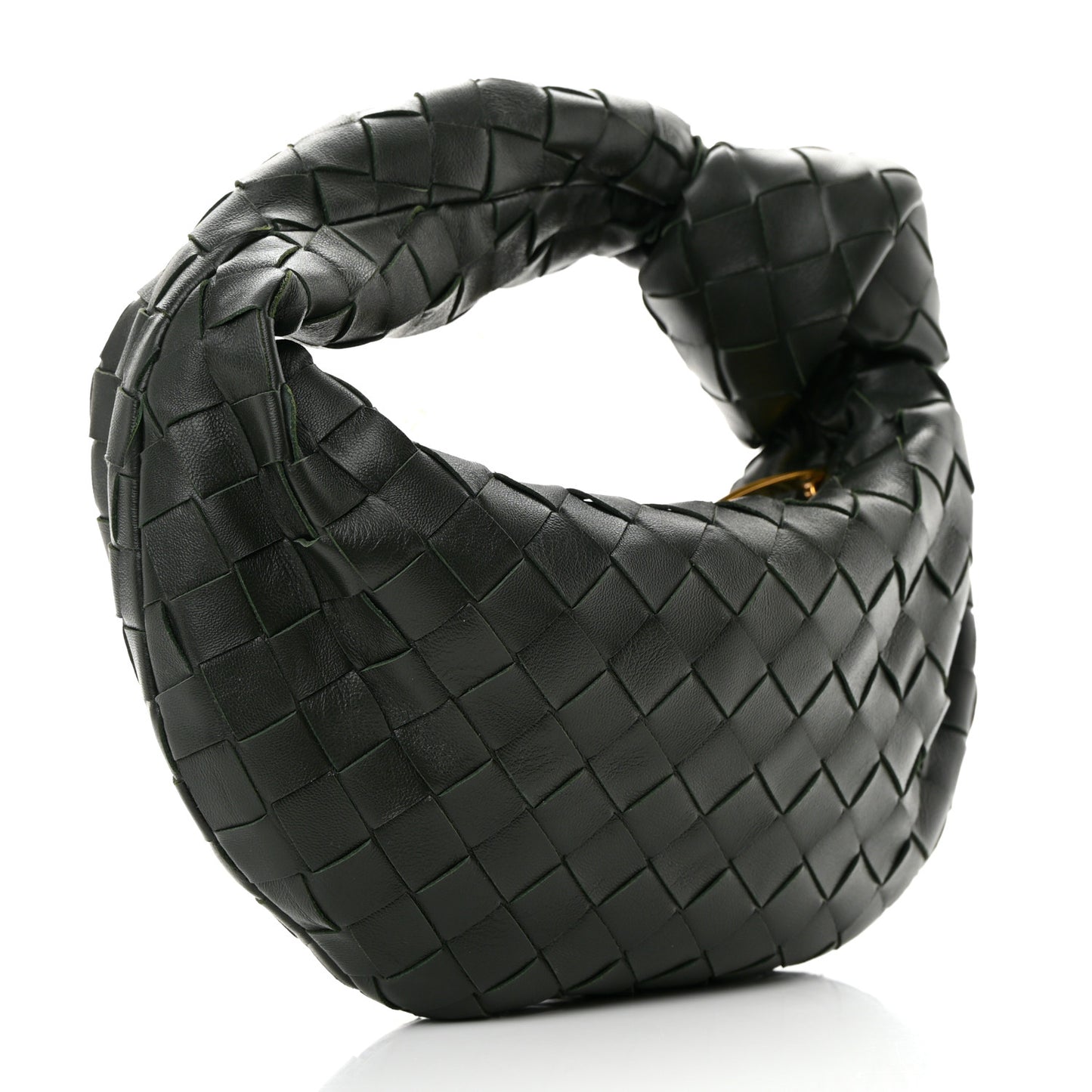 Nappa Intrecciato Mini Jodie Dark Moss