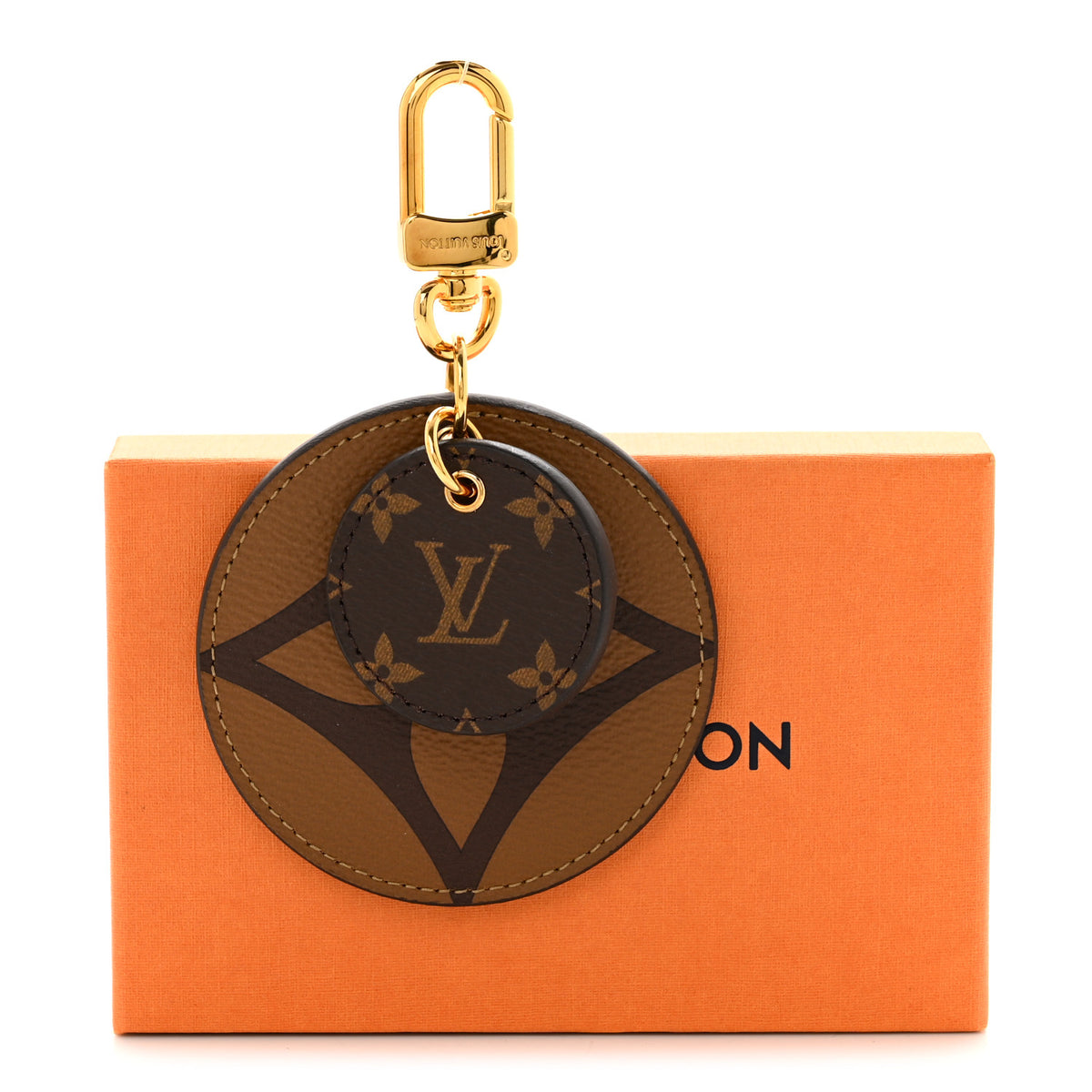 Monogram Reverse Key Holder Bag Charm