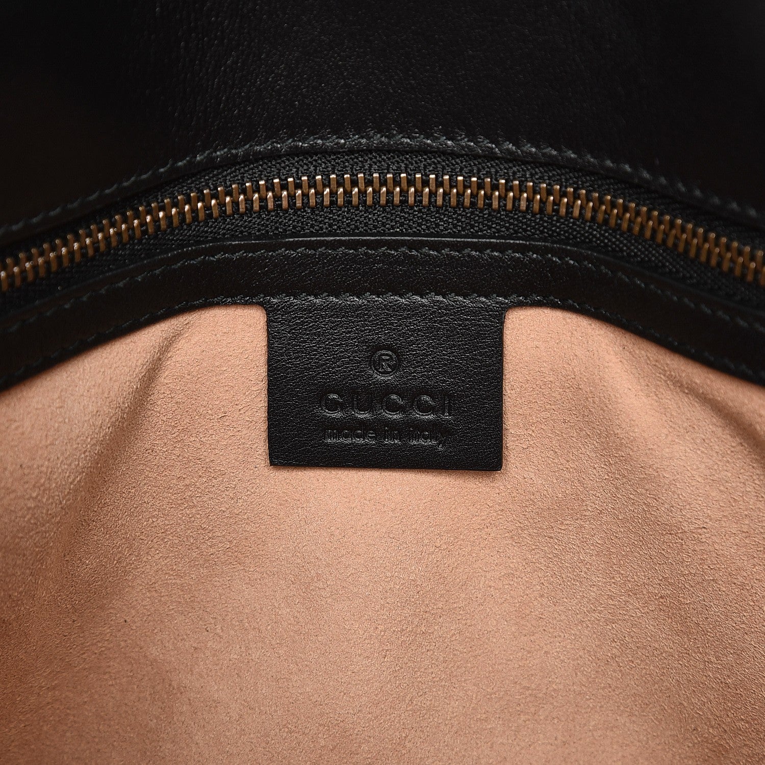 Gucci Calfskin Matelasse Studded Small Pearly GG Marmont Shoulder Bag Black 6 of 7