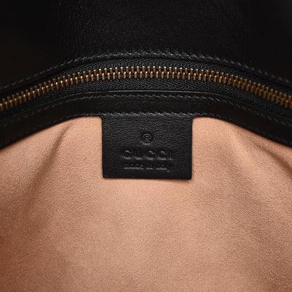 Gucci Calfskin Matelasse Studded Small Pearly GG Marmont Shoulder Bag Black 6 of 7