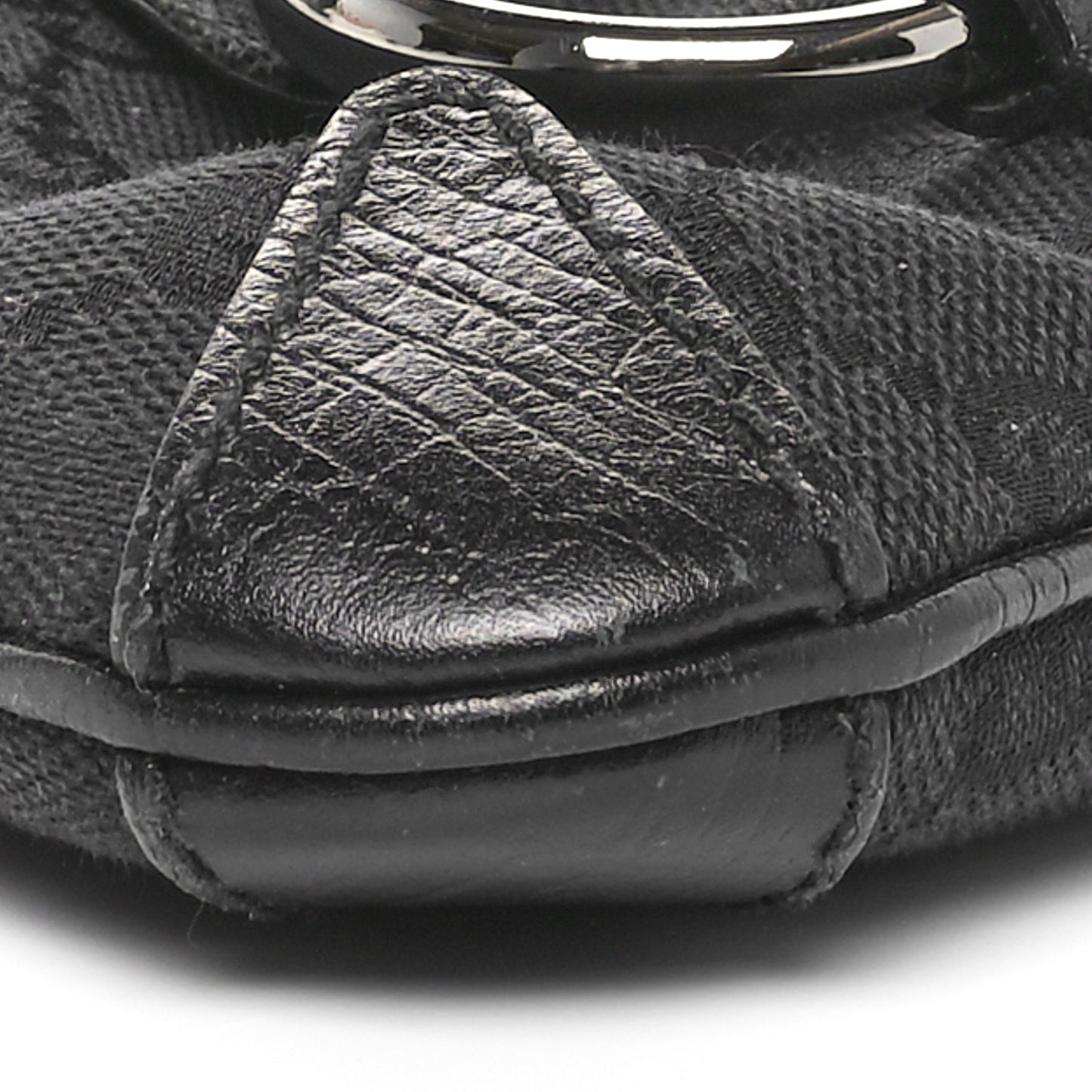 Monogram Horsebit Chain Clutch Black