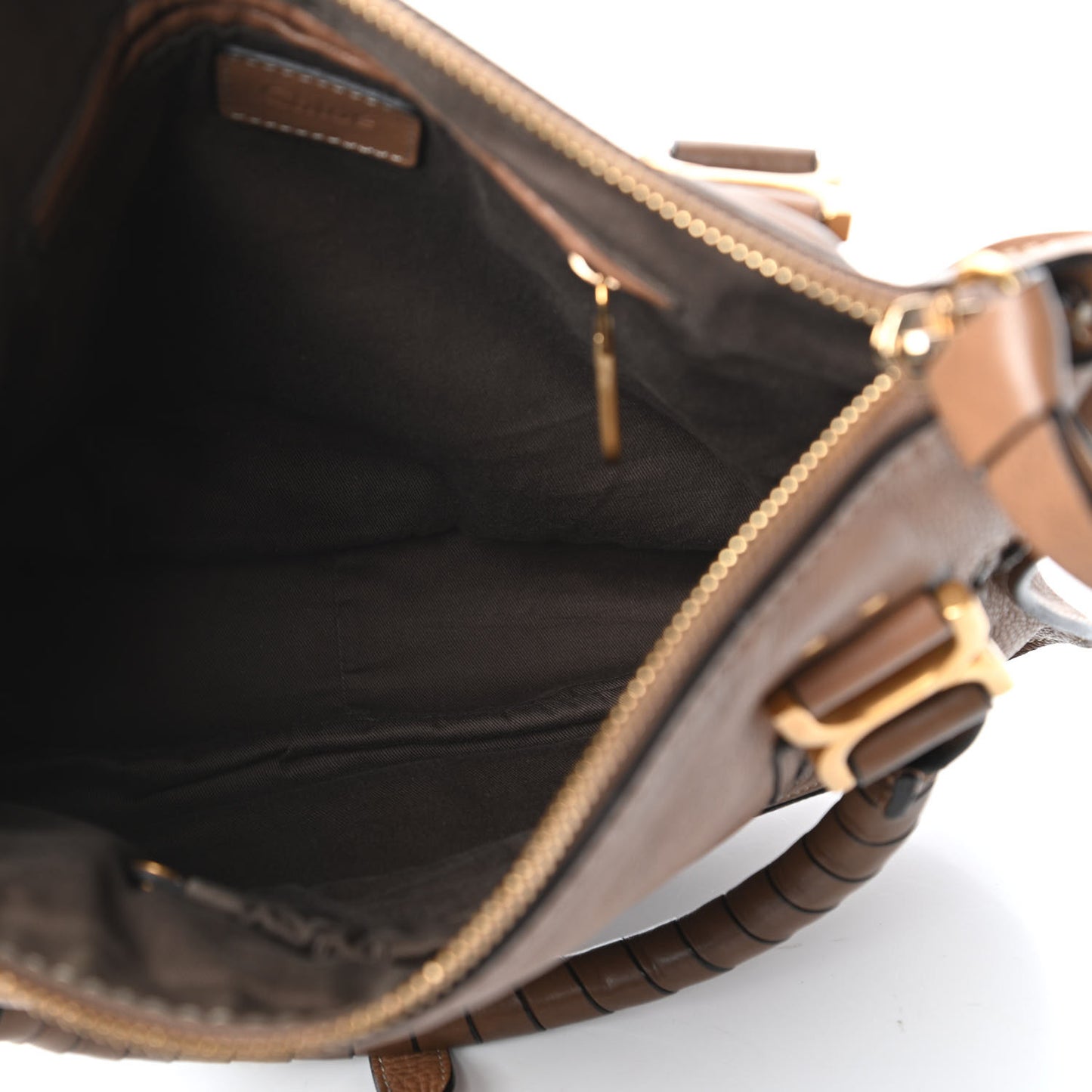 Calfskin Medium Marcie Satchel Nut