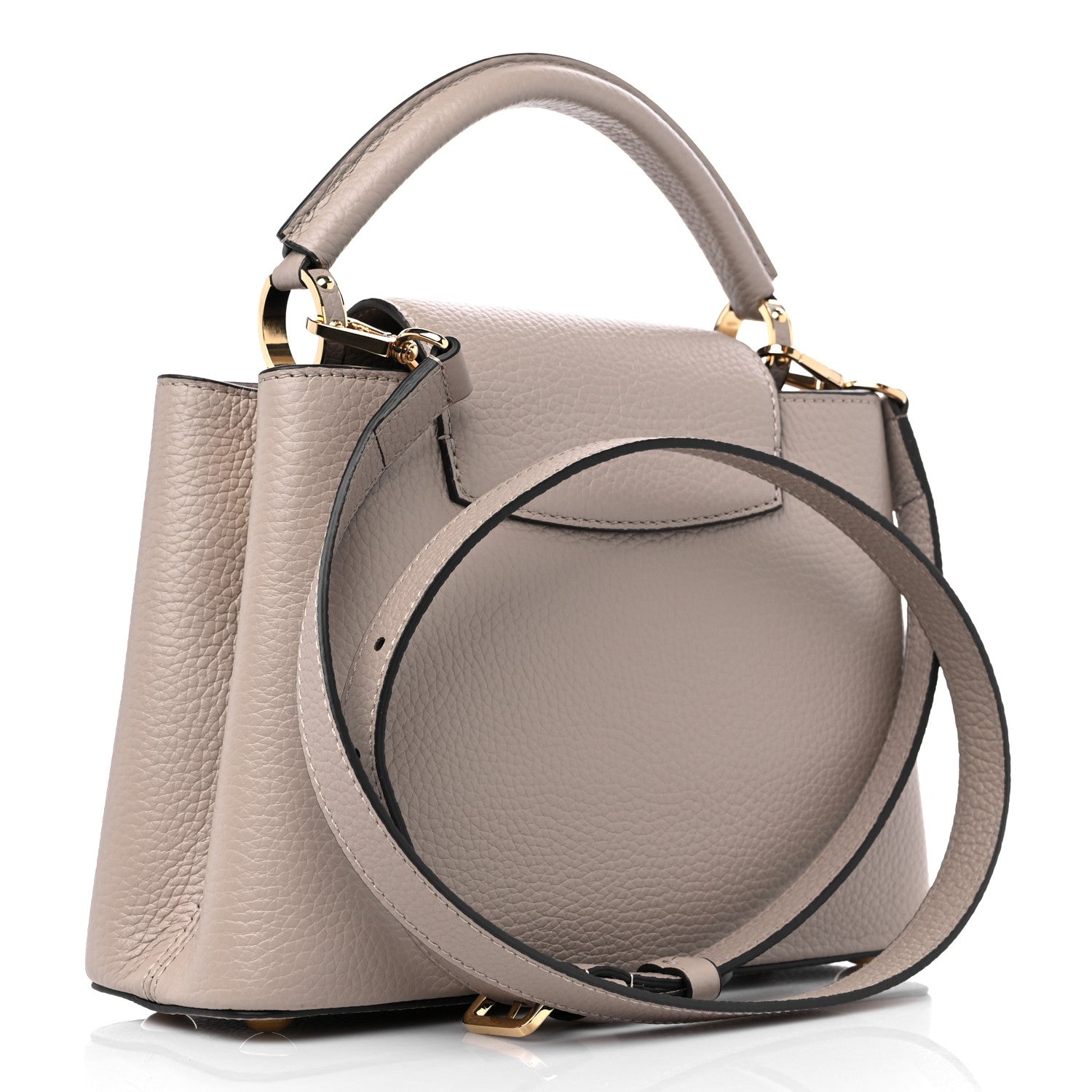 Louis Vuitton Taurillon Capucines BB Galet 3 of 8