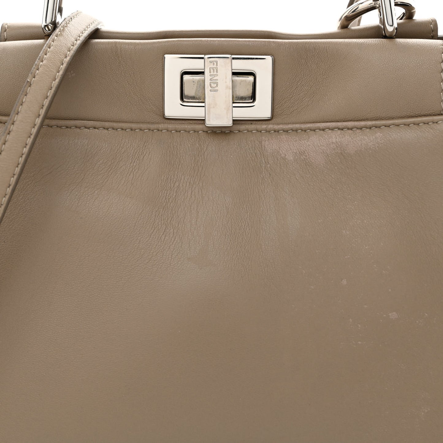 Nappa Mini Peekaboo Iconic Satchel Tortora