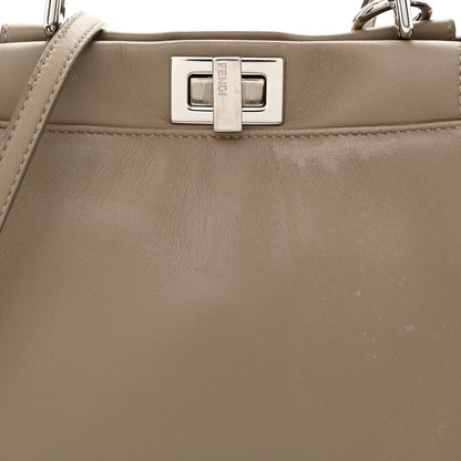 Fendi Nappa Mini Peekaboo Iconic Satchel Tortora 12 of 18