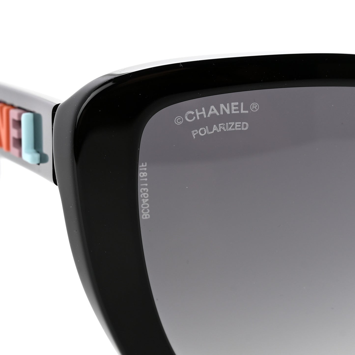 Acetate Polarized Butterfly Sunglasses 71548A Black