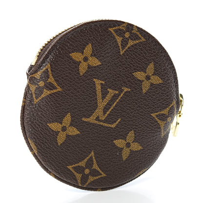 Louis Vuitton Monogram 2019 Christmas Animation Round Coin Purse Blue 3 of 7
