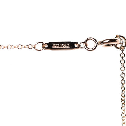 Tiffany 18K Rose Gold T Smile Pendant Necklace 4 of 6