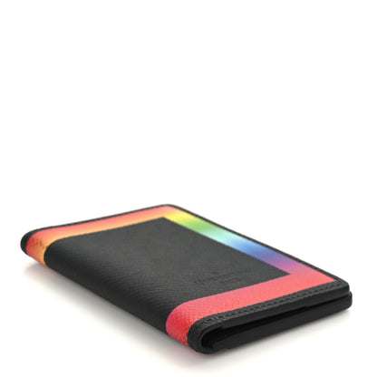 Louis Vuitton Taiga Rainbow Pocket Organizer Black 4 of 6