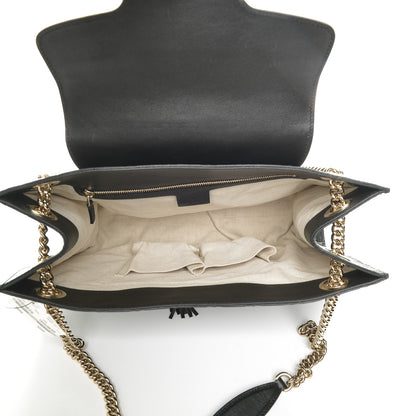 Gucci Guccissima Large Emily Chain Shoulder Bag Black 5 of 6