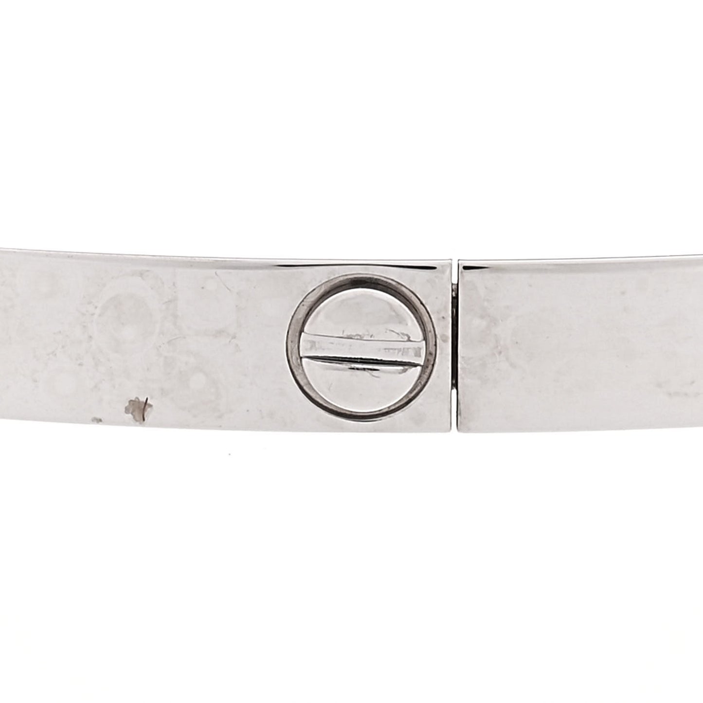 18K White Gold Small LOVE Bracelet 19
