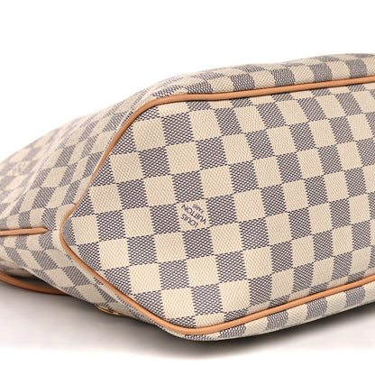 Louis Vuitton Damier Azur Delightful MM Rose Ballerine 8 of 12