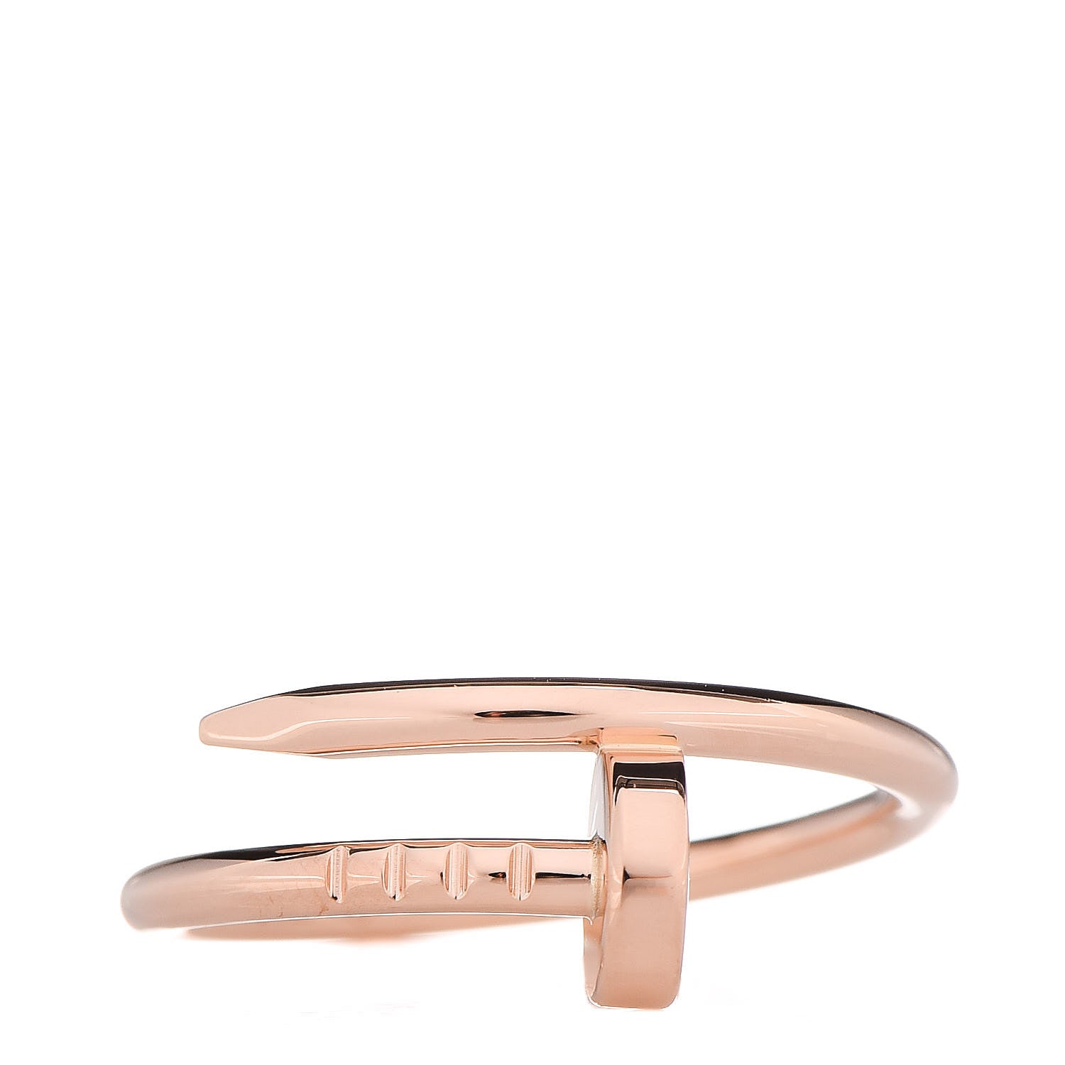 Cartier 18K Pink Gold Small Juste Un Clou Ring 50 5.25 1 of 4