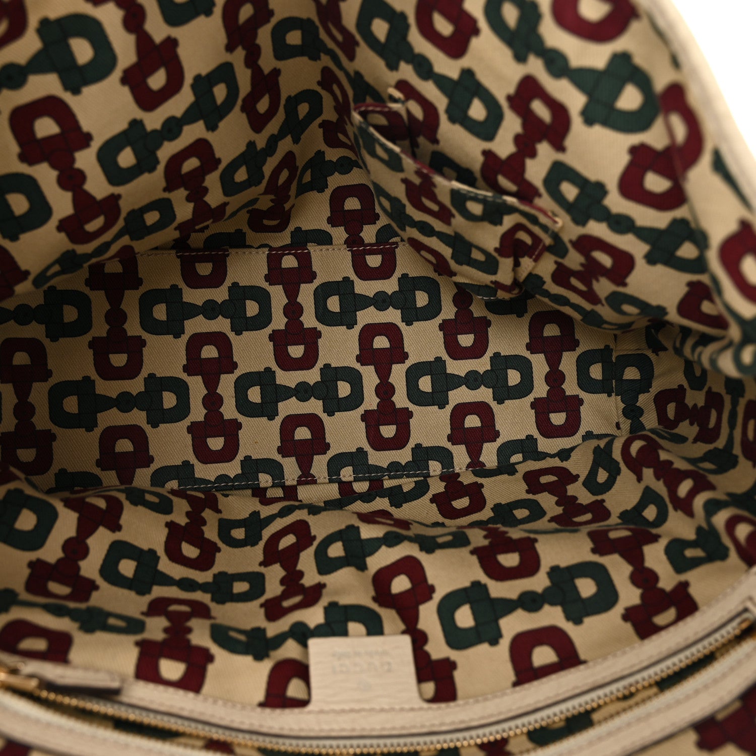 Gucci Monogram Medium Jolicoeur Tote White 5 of 17