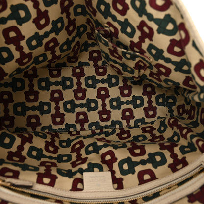 Gucci Monogram Medium Jolicoeur Tote White 5 of 17