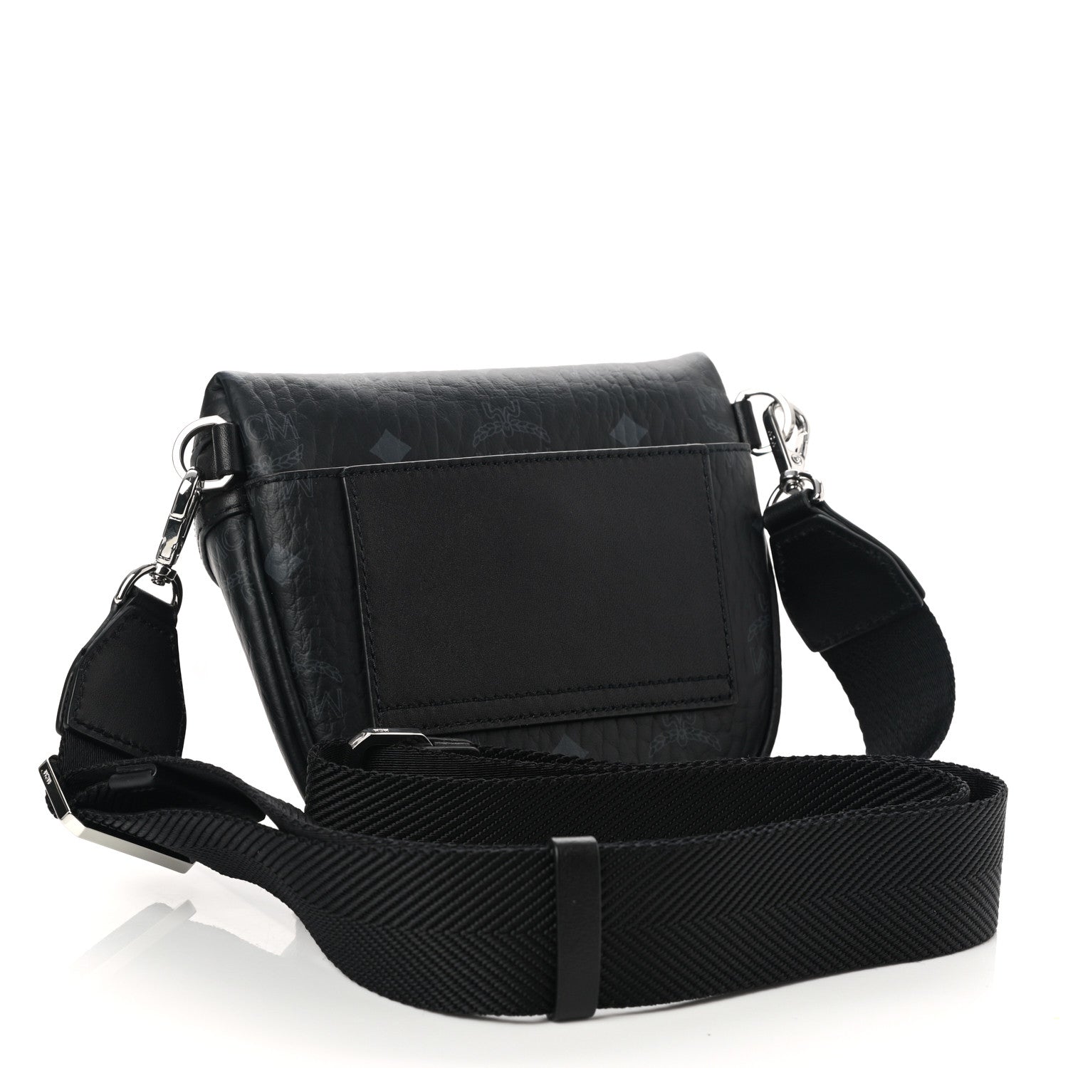 MCM Visetos X-Mini Aren Crossbody Bag Black 3 of 7
