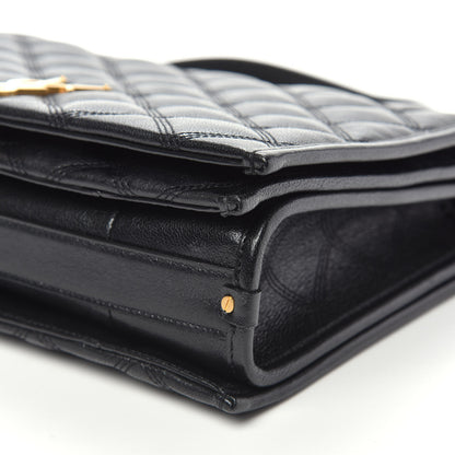 Saint Laurent Lambskin Quilted Small Becky Chain Bag Black 9 of 10