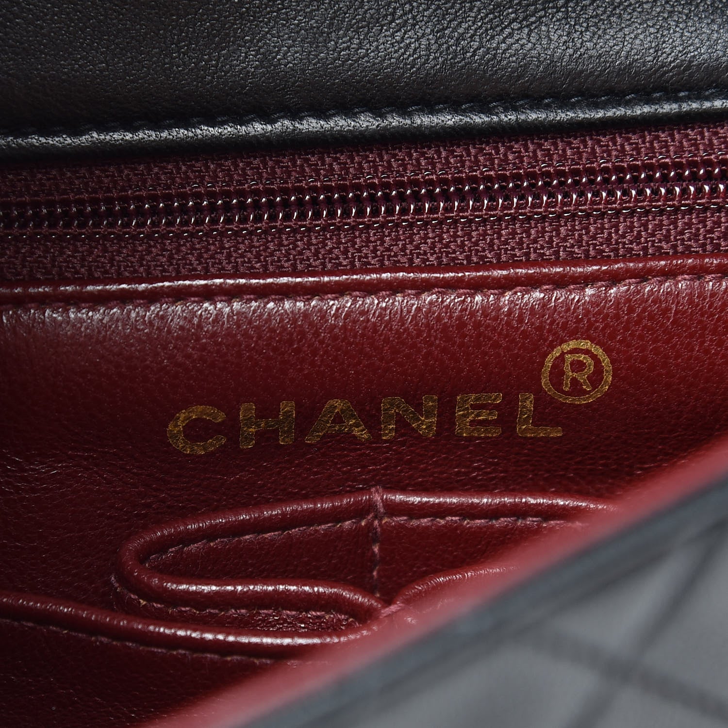 Chanel Lambskin Quilted Mini Square Flap Bag Black 8 of 12