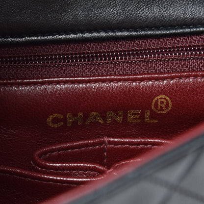 Chanel Lambskin Quilted Mini Square Flap Bag Black 8 of 12