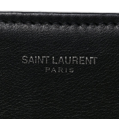 Saint Laurent Smooth Calfskin Small Monogram Cabas Black 7 of 9