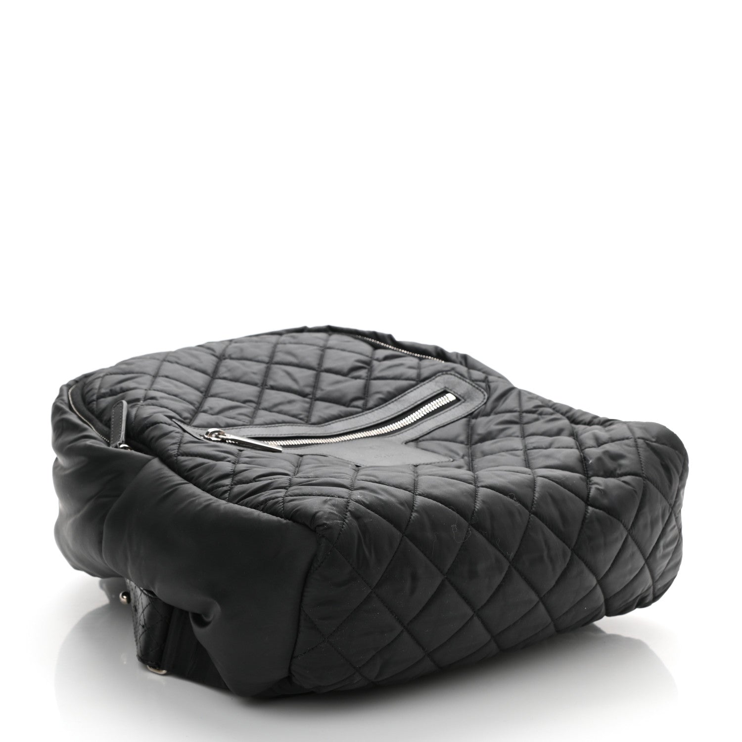 Chanel Nylon Quilted Coco Cocoon Backpack Black 4 of 10