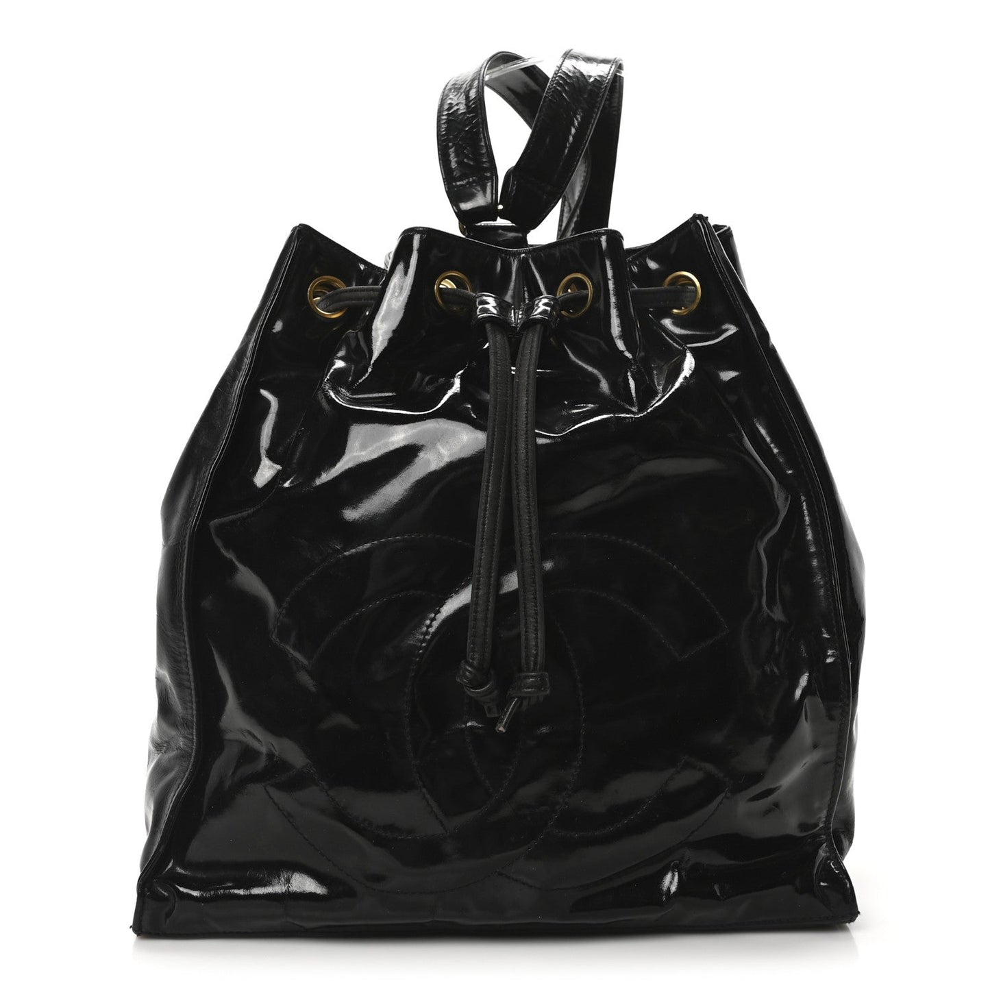 Paten Timeless CC Drawstring Backpack Black