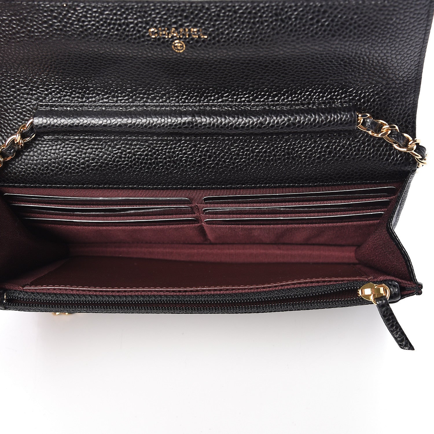 Chanel Caviar Quilted Wallet On Chain WOC Black 5 of 11