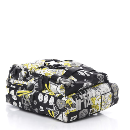 Prada X JAMES JEAN Nylon Robot Monkey Sling Backpack Black 3 of 10