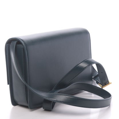 Saint Laurent Smooth Calfskin Suede Medium Bellechasse Dark Green 3 of 10