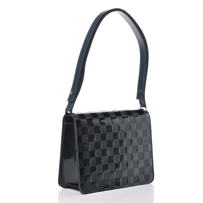 Louis Vuitton Damier Vernis Cabaret Bag Blue 3 of 10