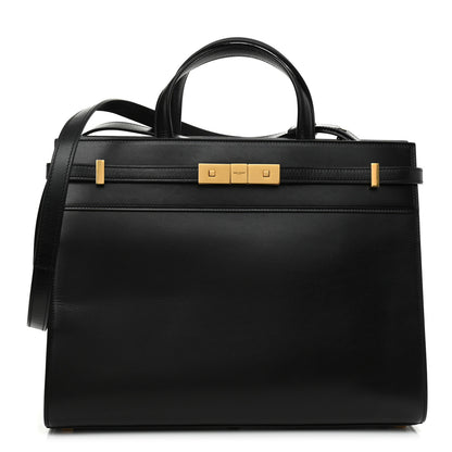 Saint Laurent Calfskin Small Manhattan Shopper Tote Black 1 of 10