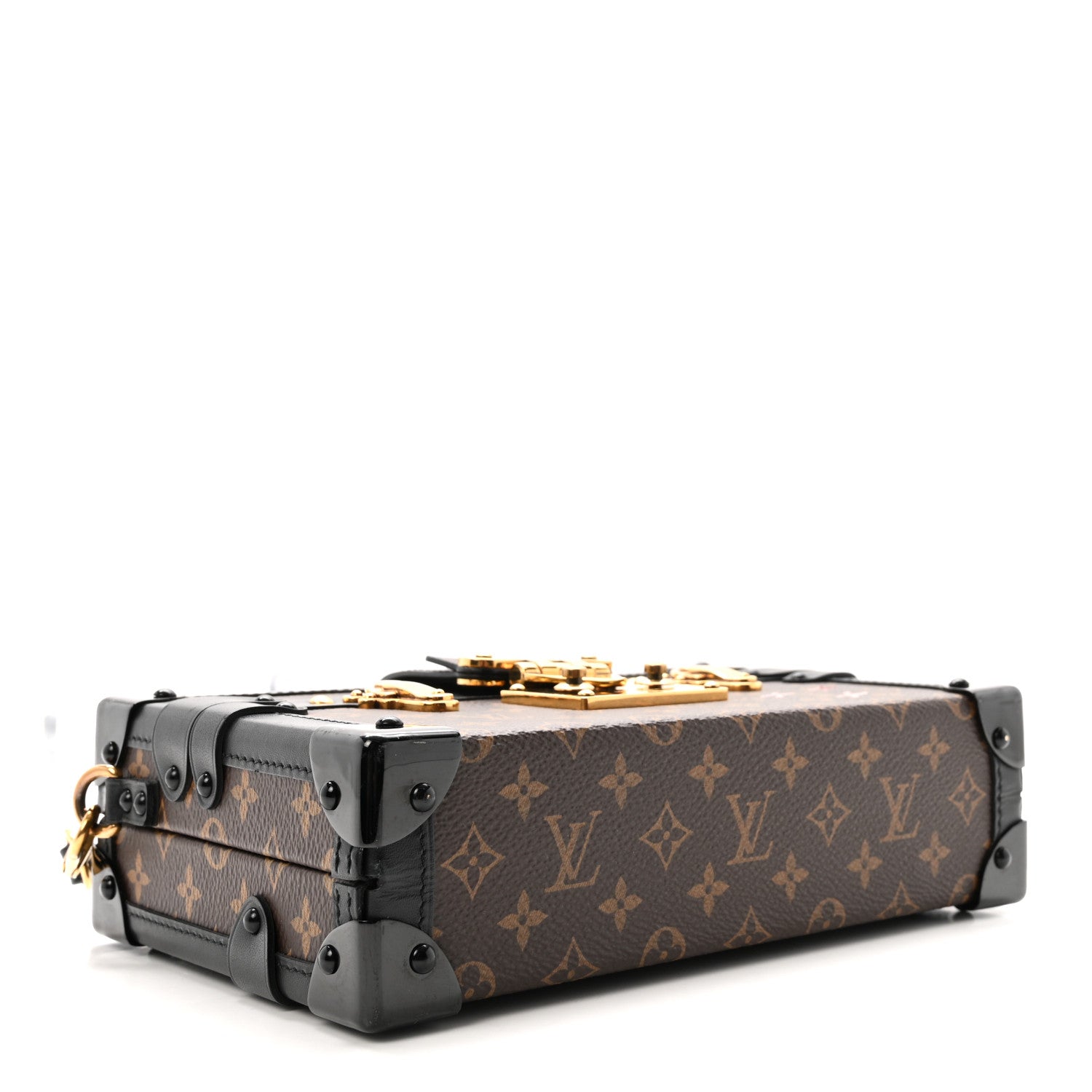 Louis Vuitton Monogram Petite Malle Black 4 of 9