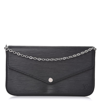 Louis Vuitton Epi Pochette Felicie Black 1 of 12