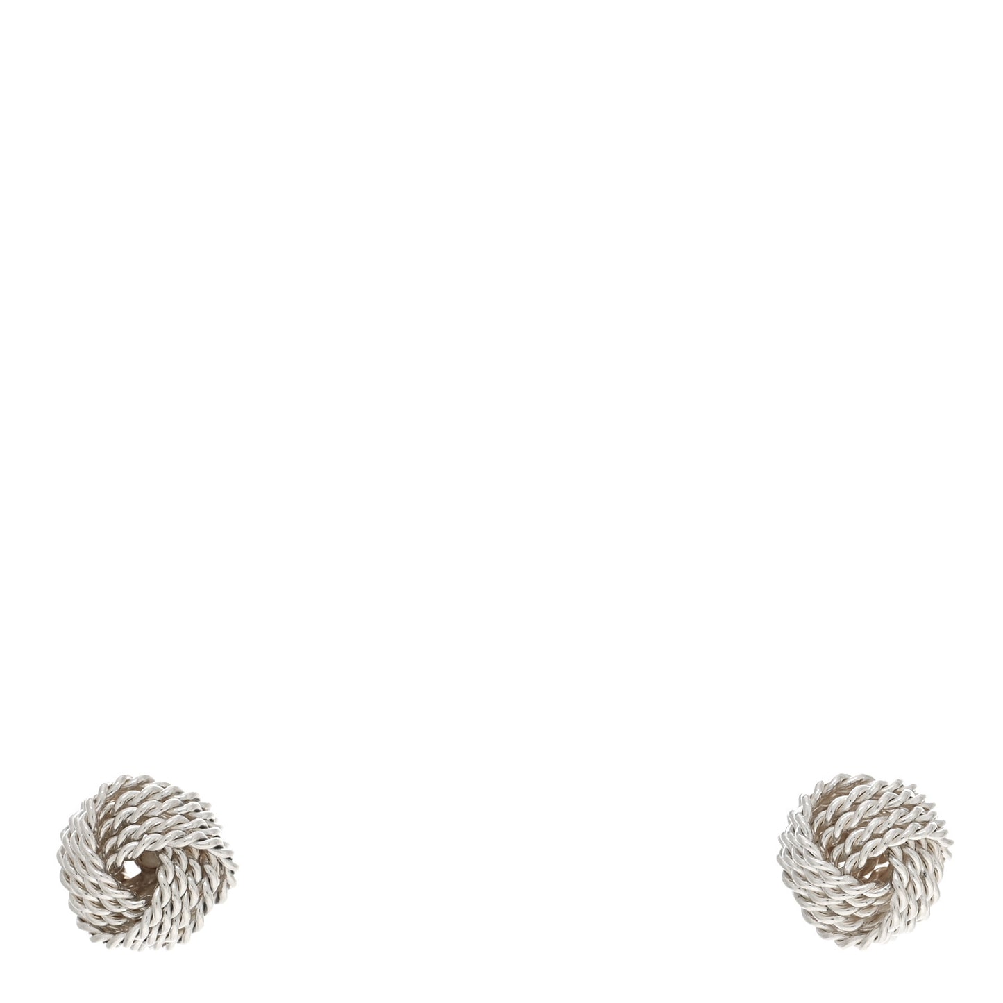 Sterling Silver Twist Knot Earrings