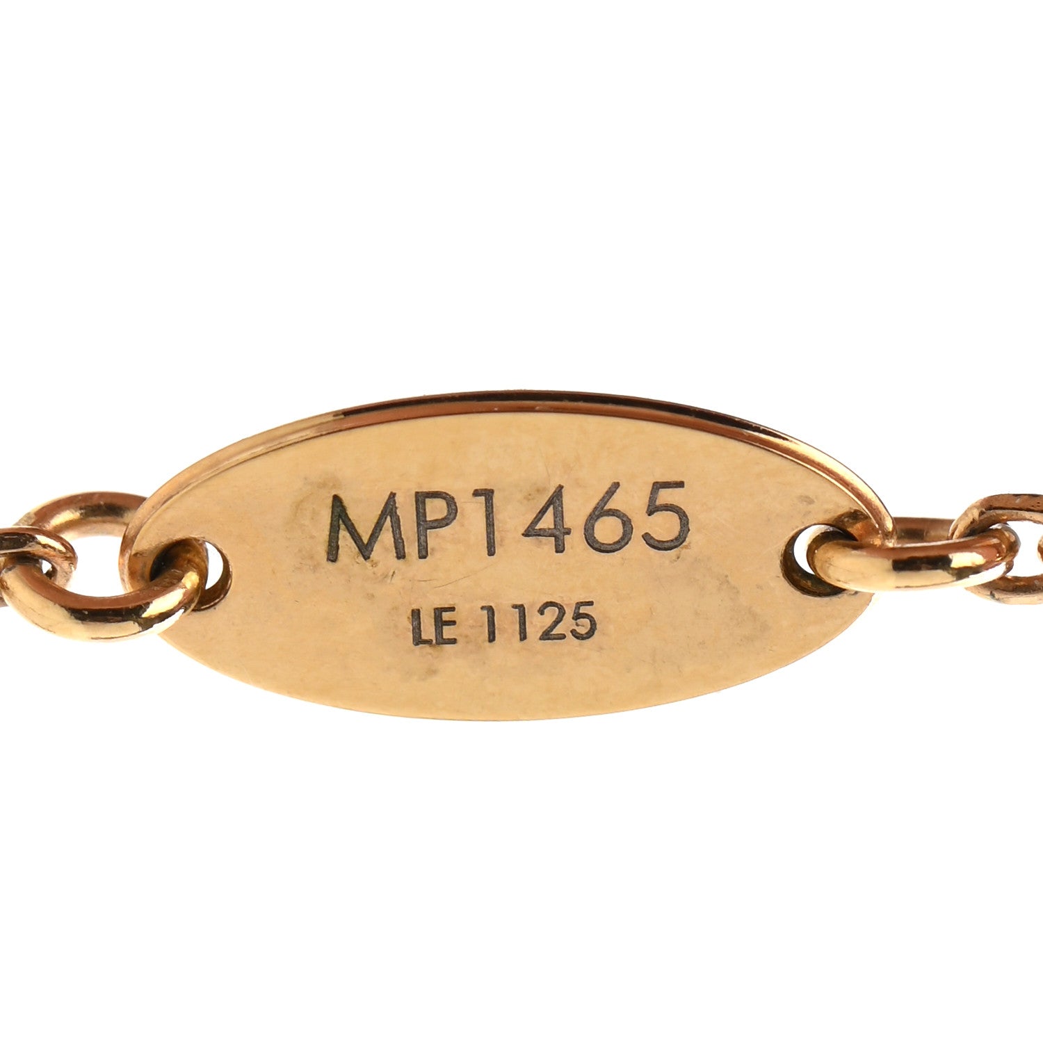Louis Vuitton Essential V Necklace Gold 7 of 9