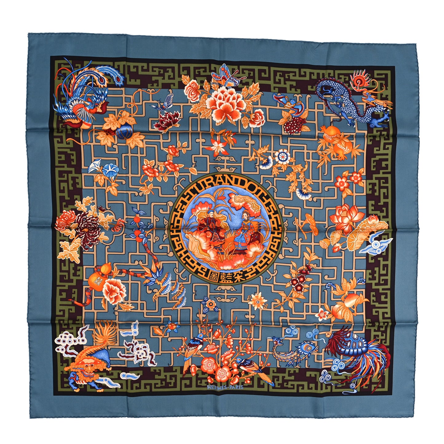Silk Turandot Scarf 90