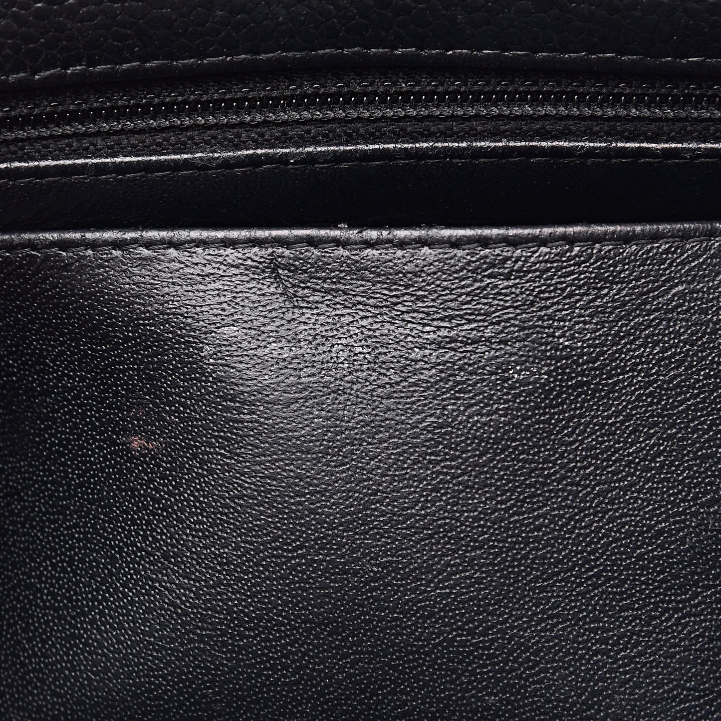Caviar Quilted Mini Square Flap Black