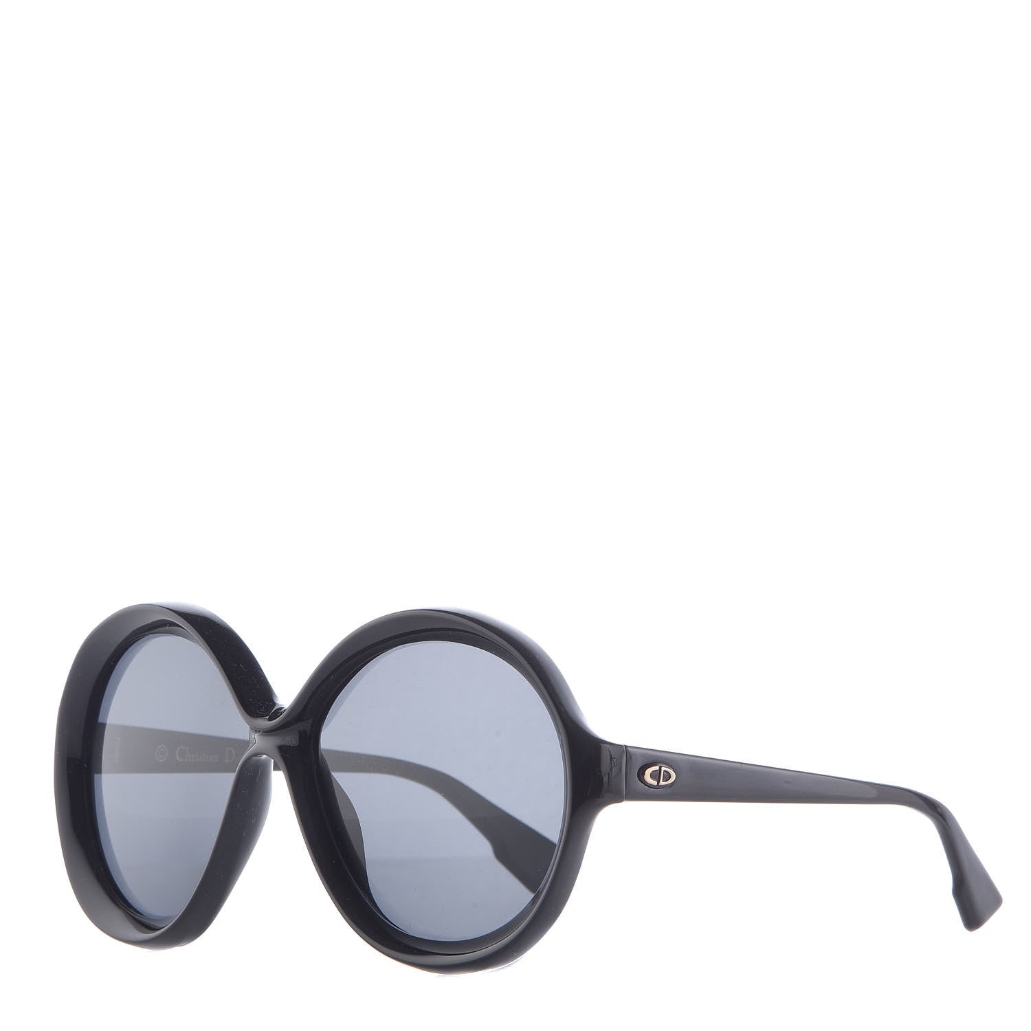 Christian Dior Acetate Bianca Sunglasses Black 1 of 7
