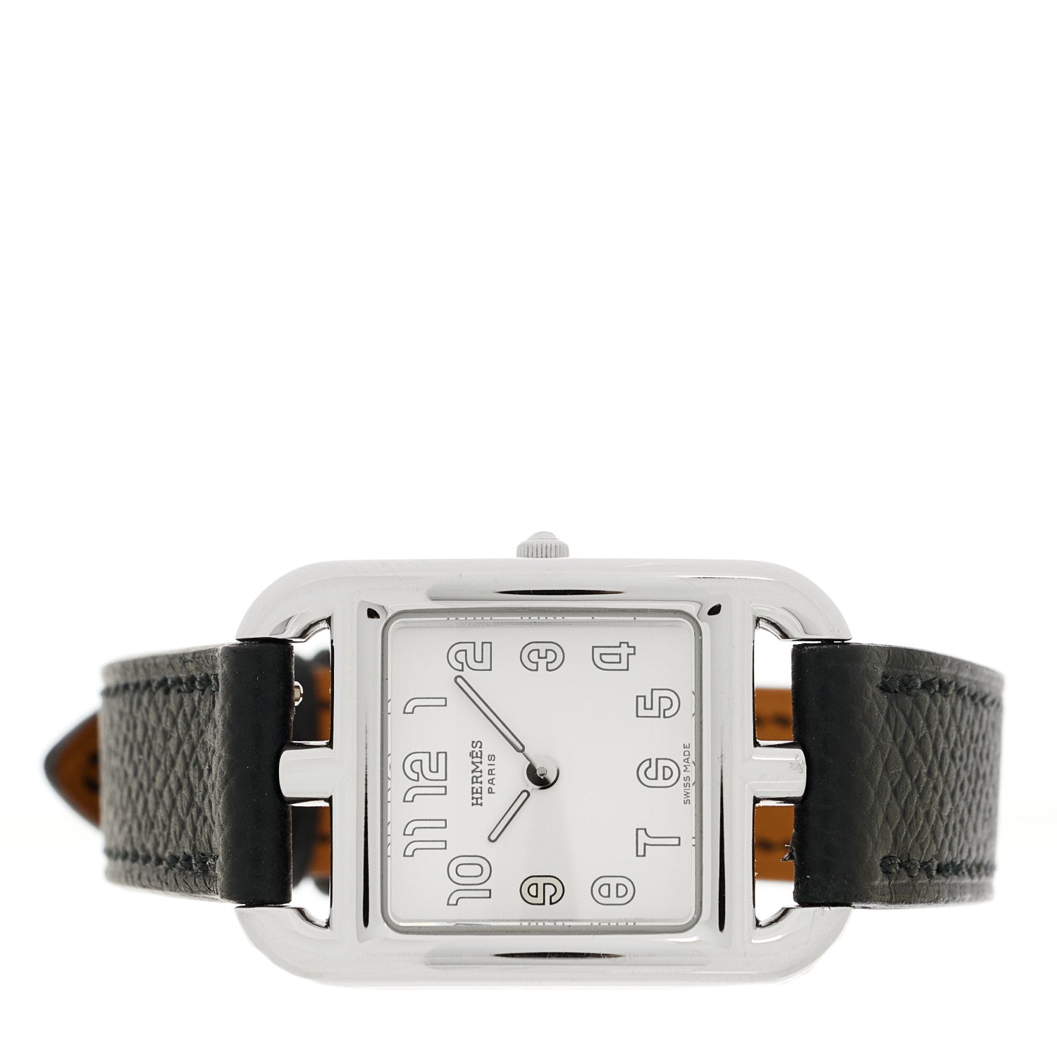 Hermes Stainless Steel Epsom 23mm Cape Cod Quartz Watch Noir 2 of 4